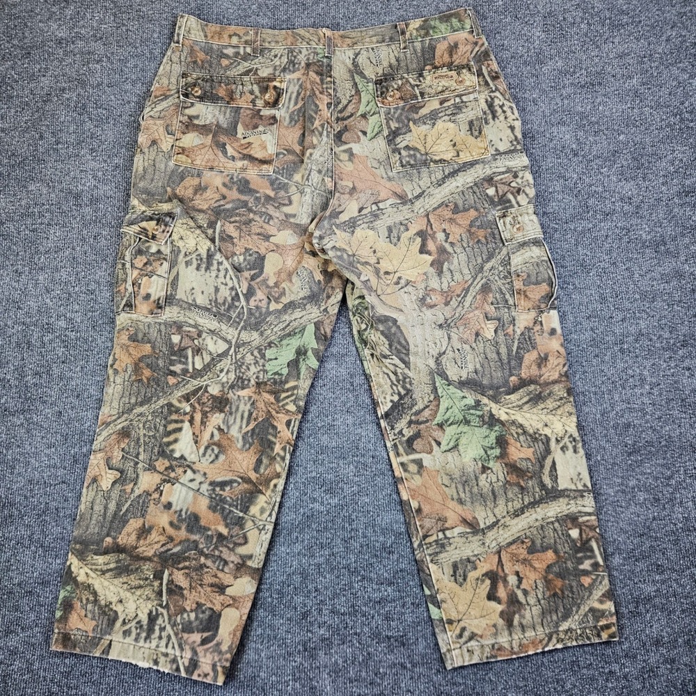 Wrangler Rugged Wear Camo Cargo Jeans Pants Men's 40x28 Advantage Timber Vintage - Picture 6 of 9
